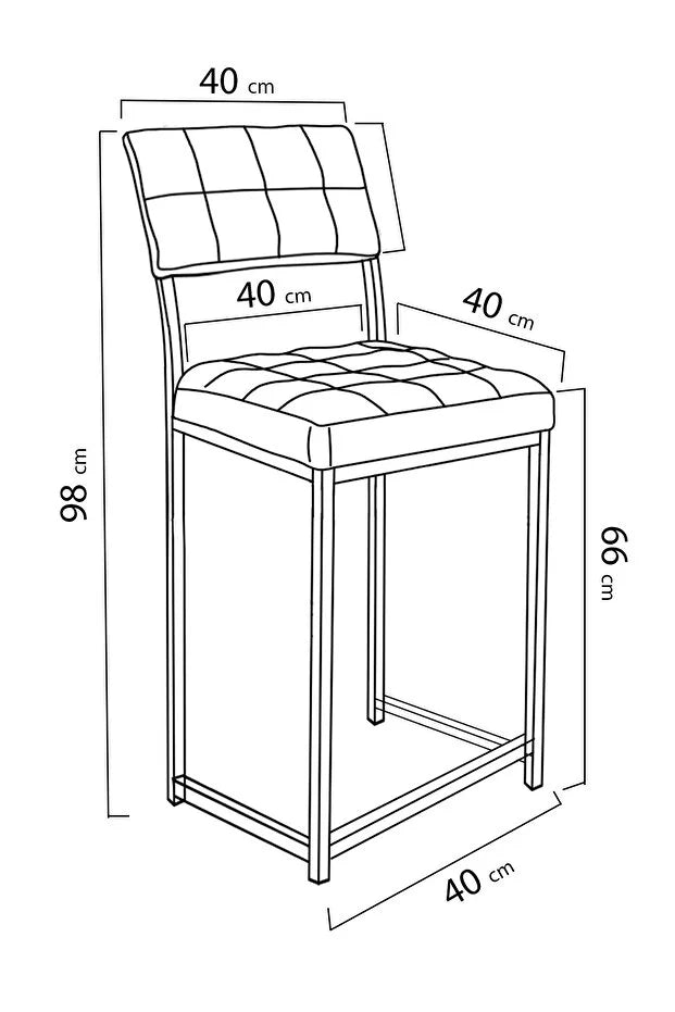 Modern düz bar taburesi